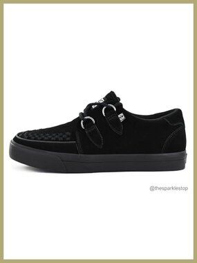 TUK Suede Creeper Sneakers D Ring Lace Up Shoes
